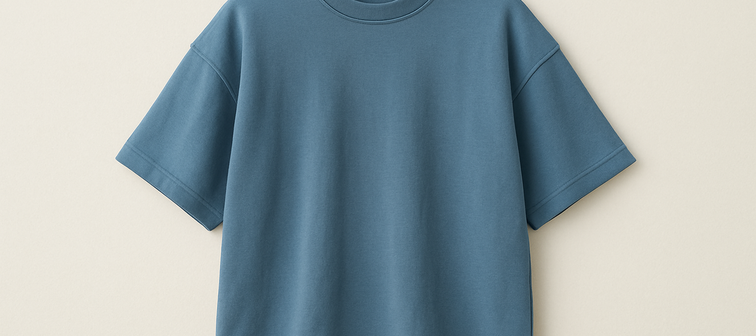 drop shoulber blue