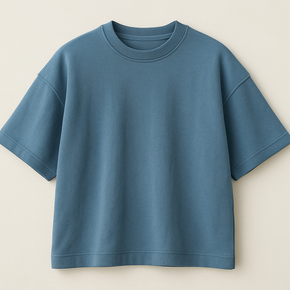 drop shoulber blue