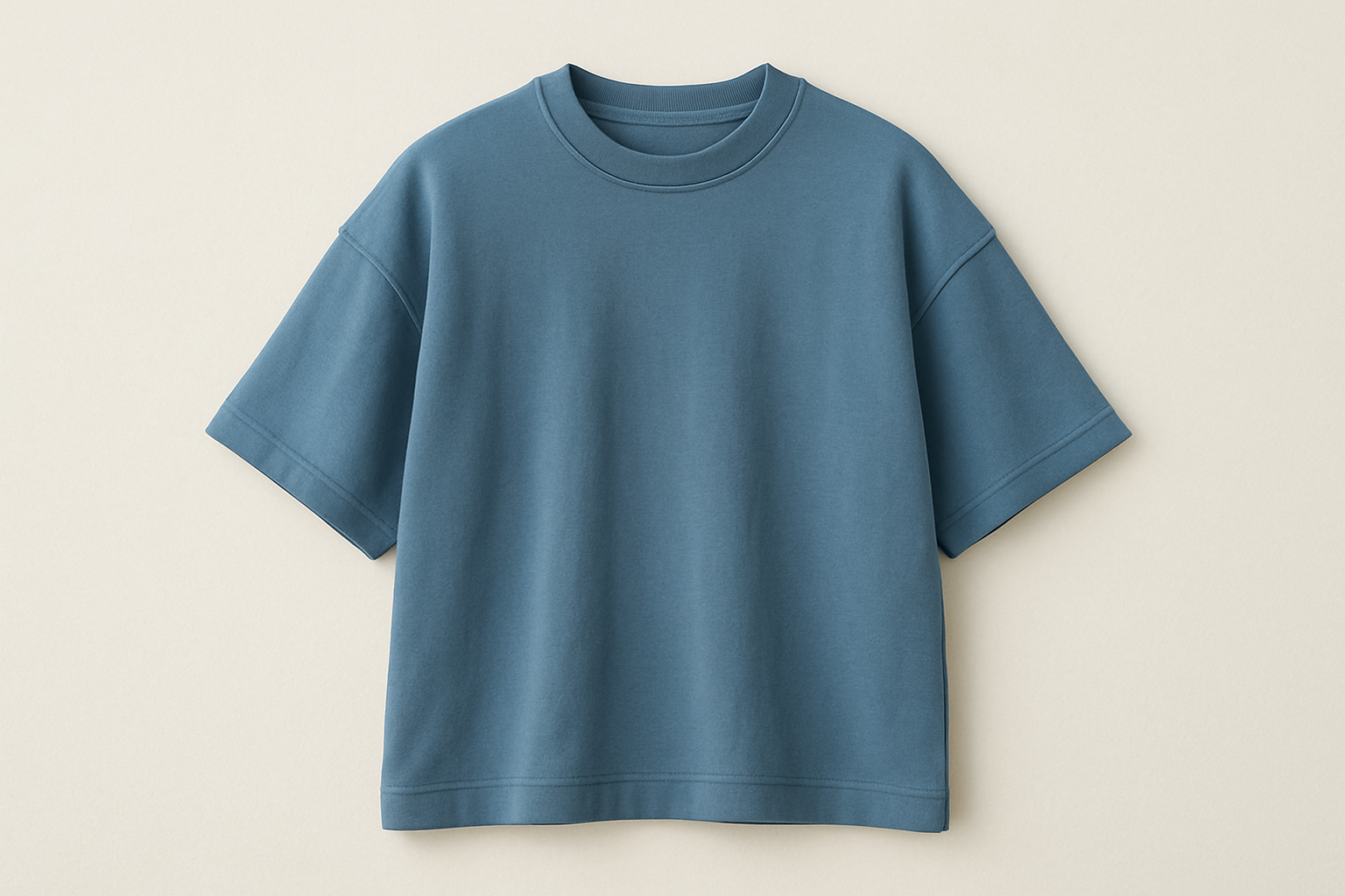 drop shoulber blue