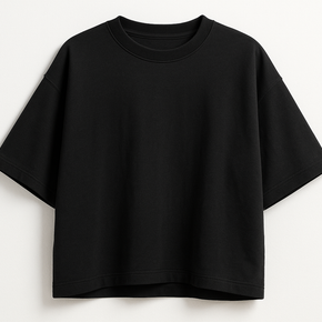 drop shoulder black