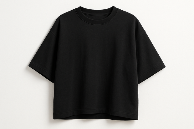 drop shoulder black